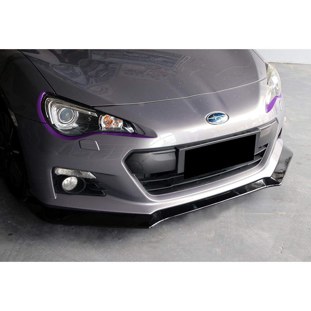 2013-2016 BRZ PU/697/PBK Painted Black Front Bumper Body Kit Lip - 3PCS Aerodynamic Upgrade for Enhanced Style & Performance | Perfect for Street Racing & Car Shows
