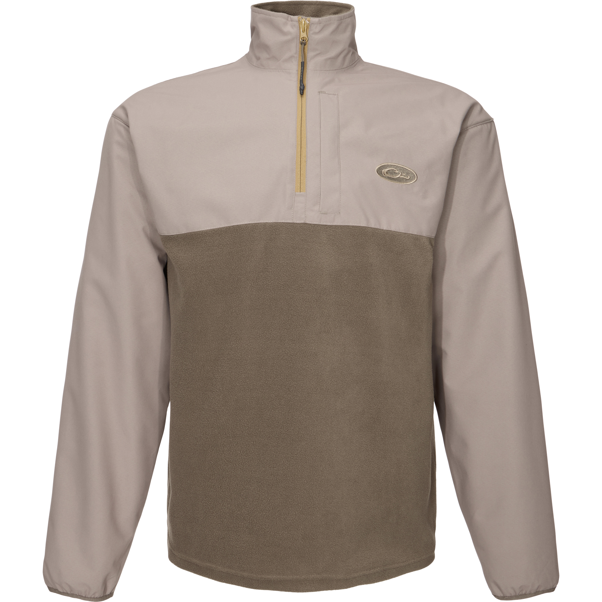 MST Quarter Zip Refuge Eqwader Jacket - Waterproof Fishing & Outdoor Jacket for Men - Lightweight & Breathable for Hiking, Camping, and Hunting