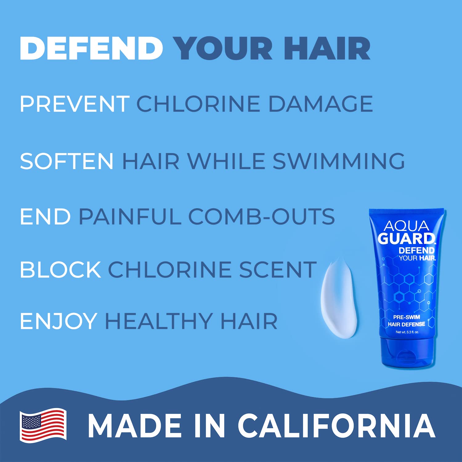 **AquaGuard Swimmer's Hair Care Bundle – Chlorine Protection Shampoo & Conditioner Set (6 Pack) | Pre & Post Swim Hair Defense for Healthy, Refreshed Hair | Ideal for Pool, Beach & Water Sports**