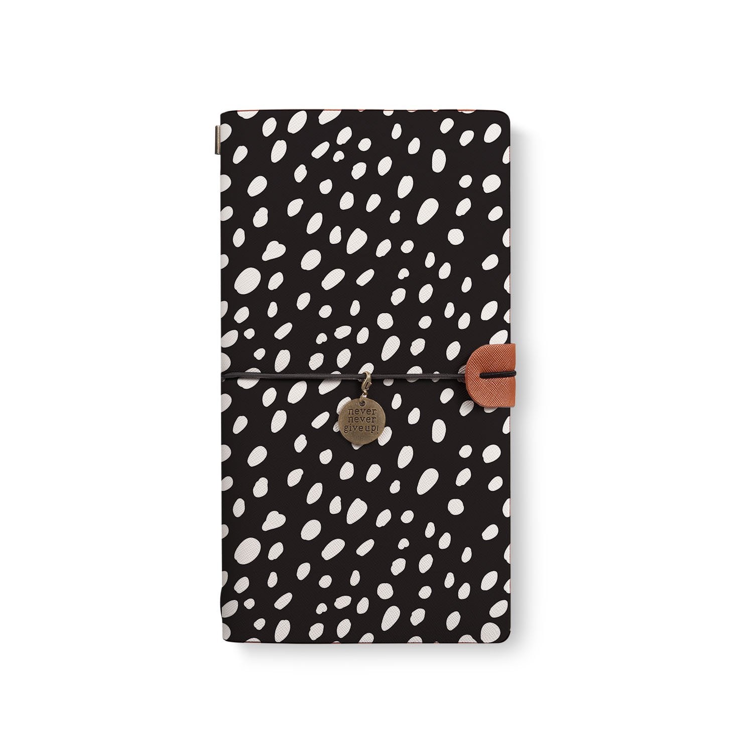 Polka Dot Traveler's Notebook - Refillable Leather Journal for Writing, Sketching & Planning | Perfect for Travel, Bullet Journaling & Gift Giving