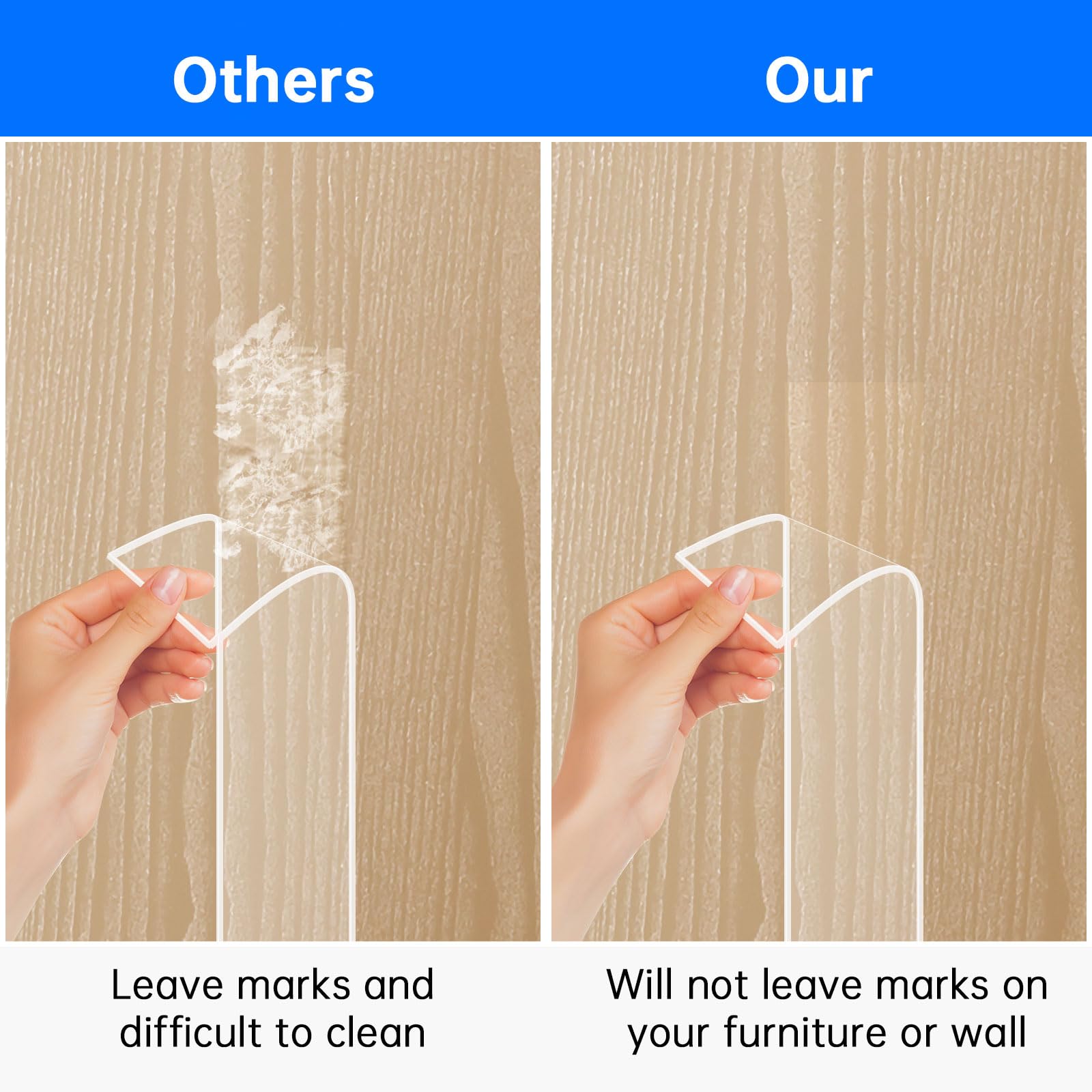 2 Inch Cuttable Cabinet Door Bumpers - Self Adhesive Furniture Pads for Noise Reduction & Anti-Shake Protection - Headboard Stopper & Wall Protectors for Bedroom, Kitchen, Office (12 Pack) - Perfect for Reducing Noise, Preventing Scratches & Stabilizing Furniture