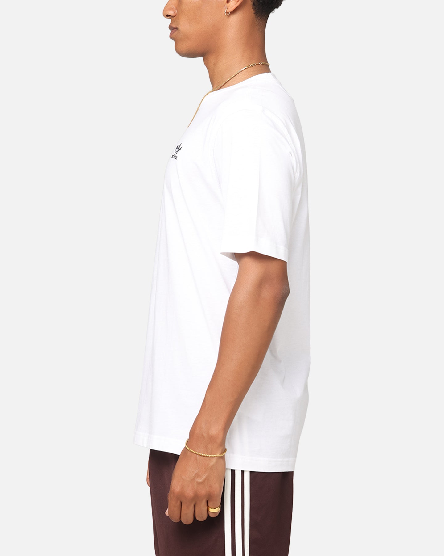 Adidas Essentials Men's White T-Shirt - Comfortable Cotton Crewneck Tee for Casual Wear & Gym Workouts