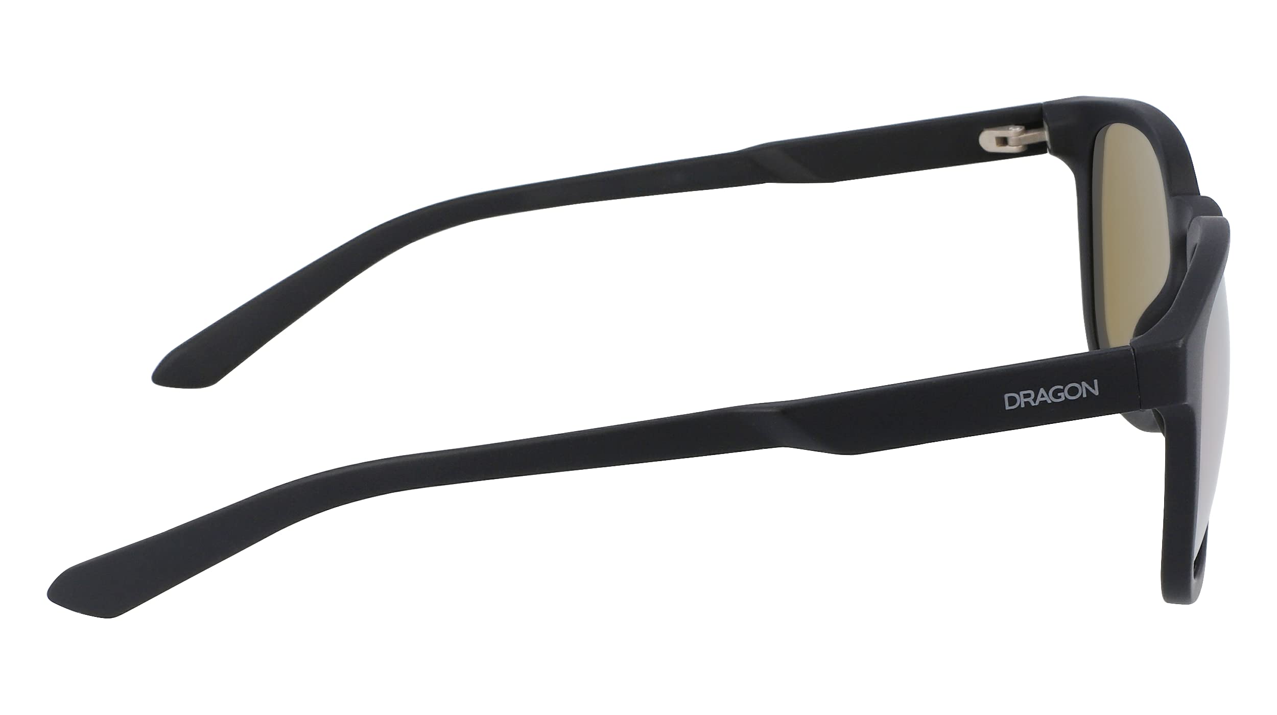 DRAGON DR FINCH LL ION 008 Matte Black/Rose Gold Polarized Sunglasses - UV Protection, Lightweight & Stylish for Outdoor Sports, Driving & Beach Vacations