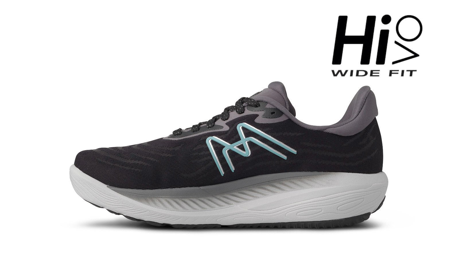 IKONI 3.0 HIVO Women's Running Shoes - Black/Stone Blue | Lightweight Athletic Sneakers for Jogging, Gym Workouts & Everyday Wear