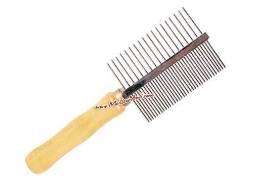 Trixie Double-Sided Pet Comb - Medium & Wide Teeth for Dogs & Cats Grooming