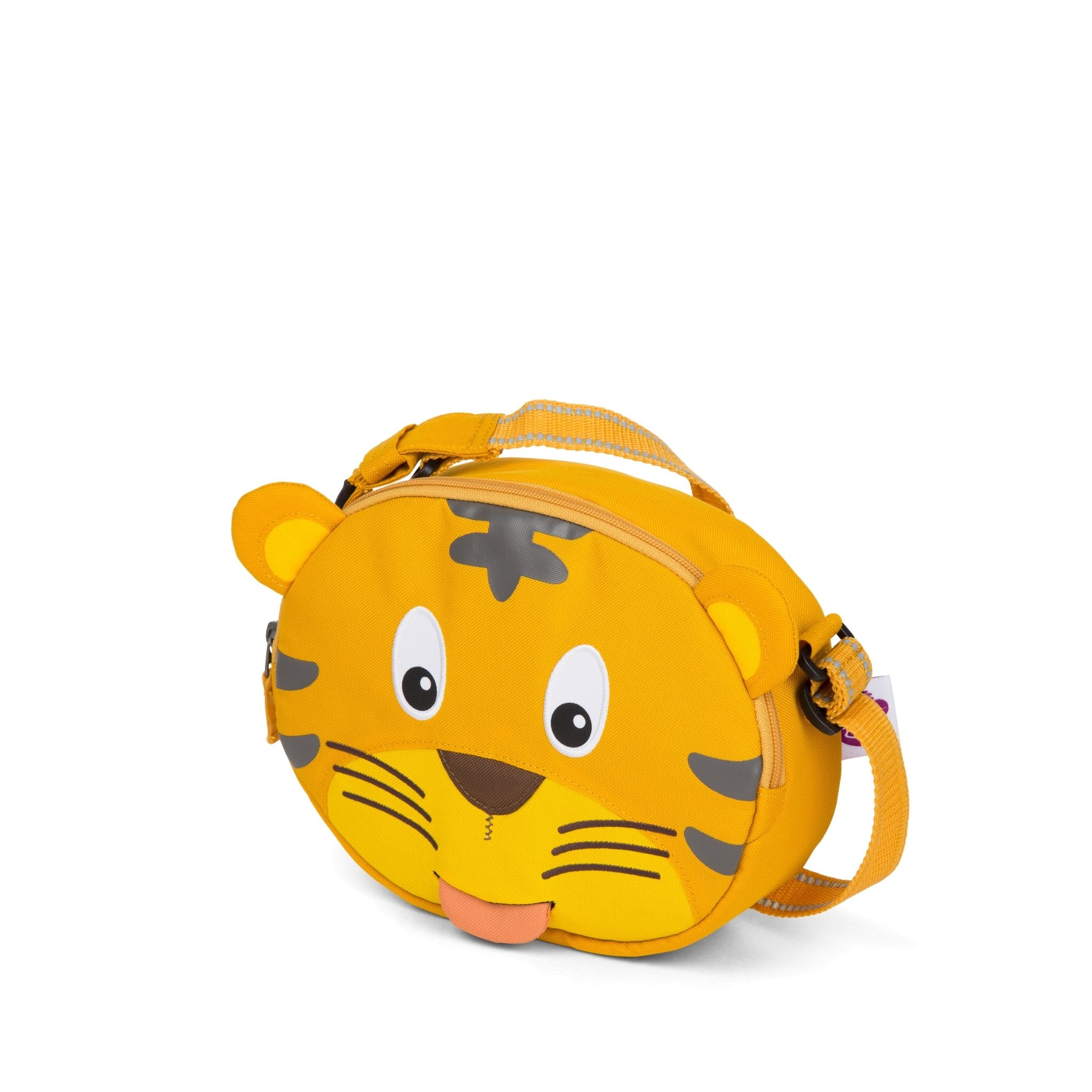 Affenzahn Mini Friend Sling Bag Timmy Tiger - Cute Animal Crossbody Bag for Kids, Adjustable Strap, Lightweight & Durable - Perfect for School, Travel & Outdoor Adventures