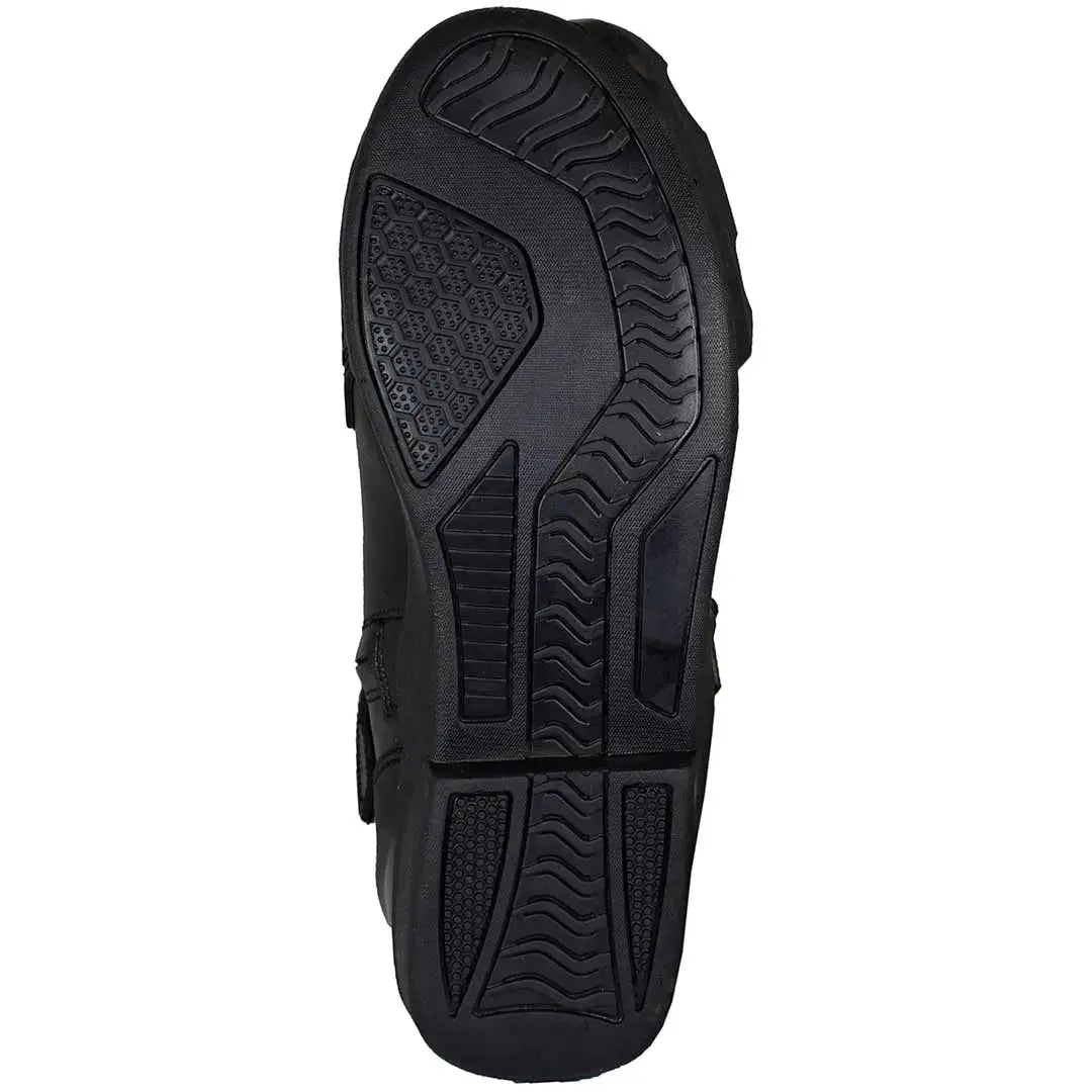 Open Road Men's Racing Mid Boots - Lightweight Motorcycle Boots for Men, Durable & Comfortable Riding Shoes - Perfect for Motorcycle Racing, Cruising & Outdoor Adventures