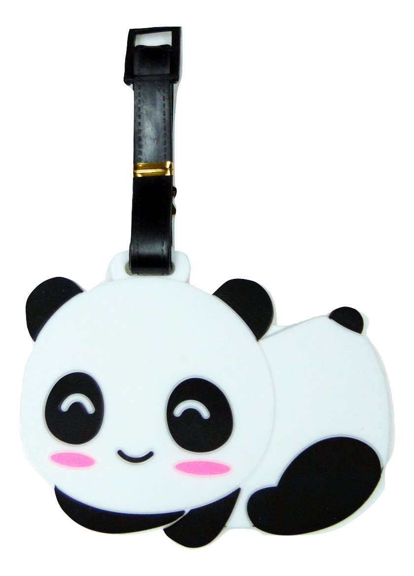 Tapp C. Travel Luggage Name Tag - Cute Baby Panda Design for Suitcases & Backpacks | Perfect for Air Travel, Business Trips & Vacation