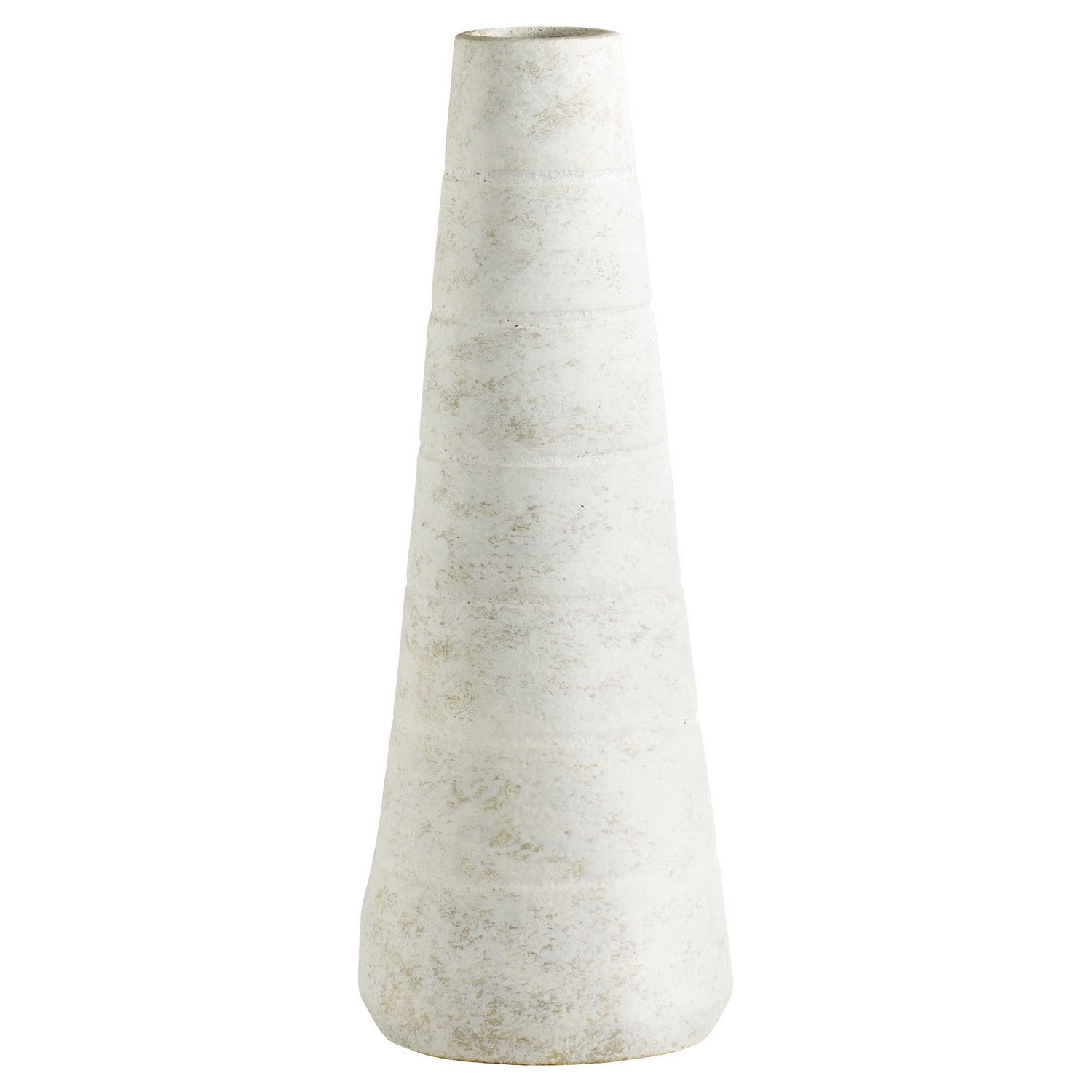 Cyan Design 11581 Thera Vase - Large White Ceramic Vase for Home Decor, Wedding Centerpiece, Living Room & Office Decoration