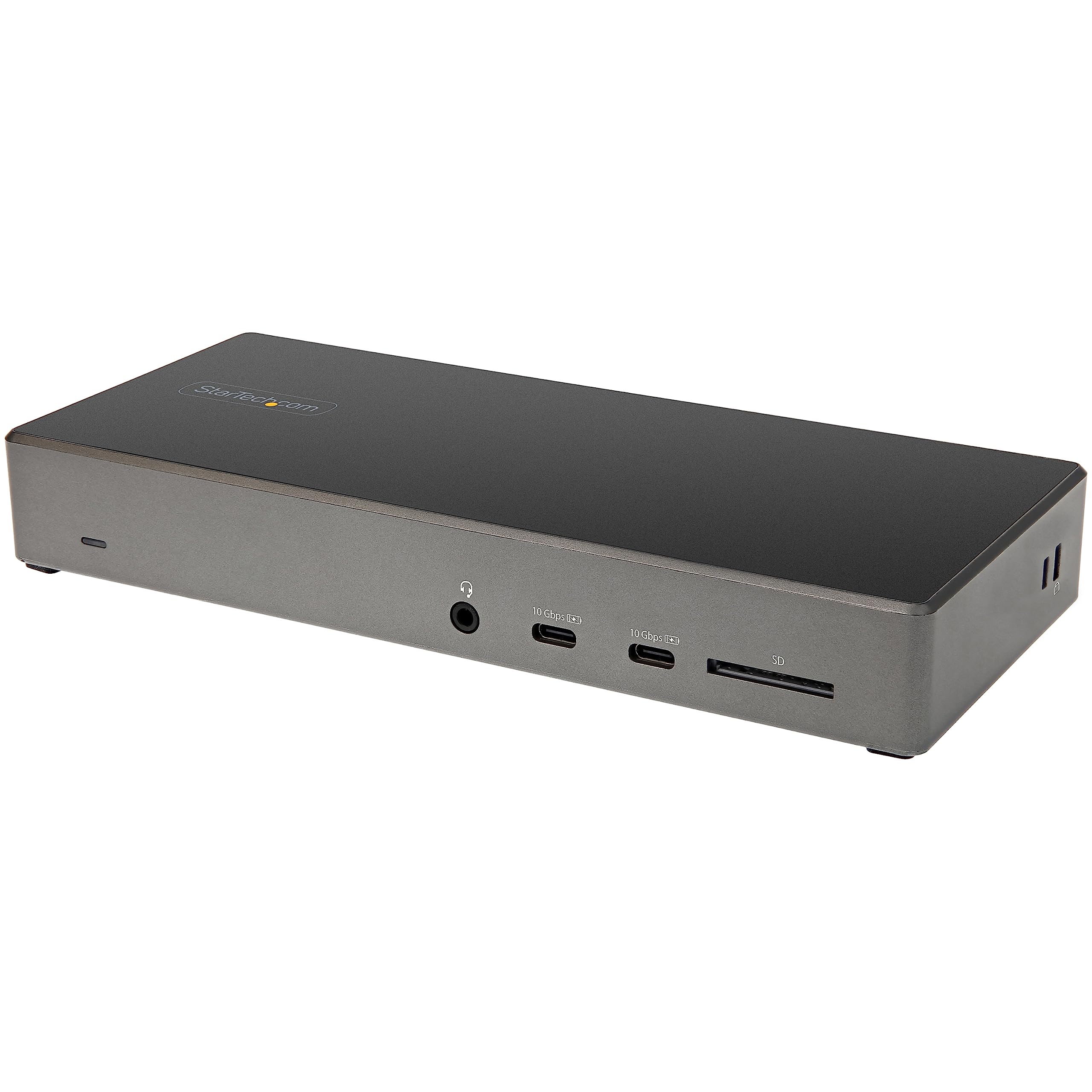 StarTech.com USB C Docking Station - Triple 4K Monitor Dock with 100W Power Delivery | 2x DisplayPort 1.4 & HDMI 2.0 | 6x USB Ports (2x 10Gbps) | Windows/Chrome OS Compatible (DK31C2DHSPDUE) | Perfect for Home Office & Multi-Screen Workstations