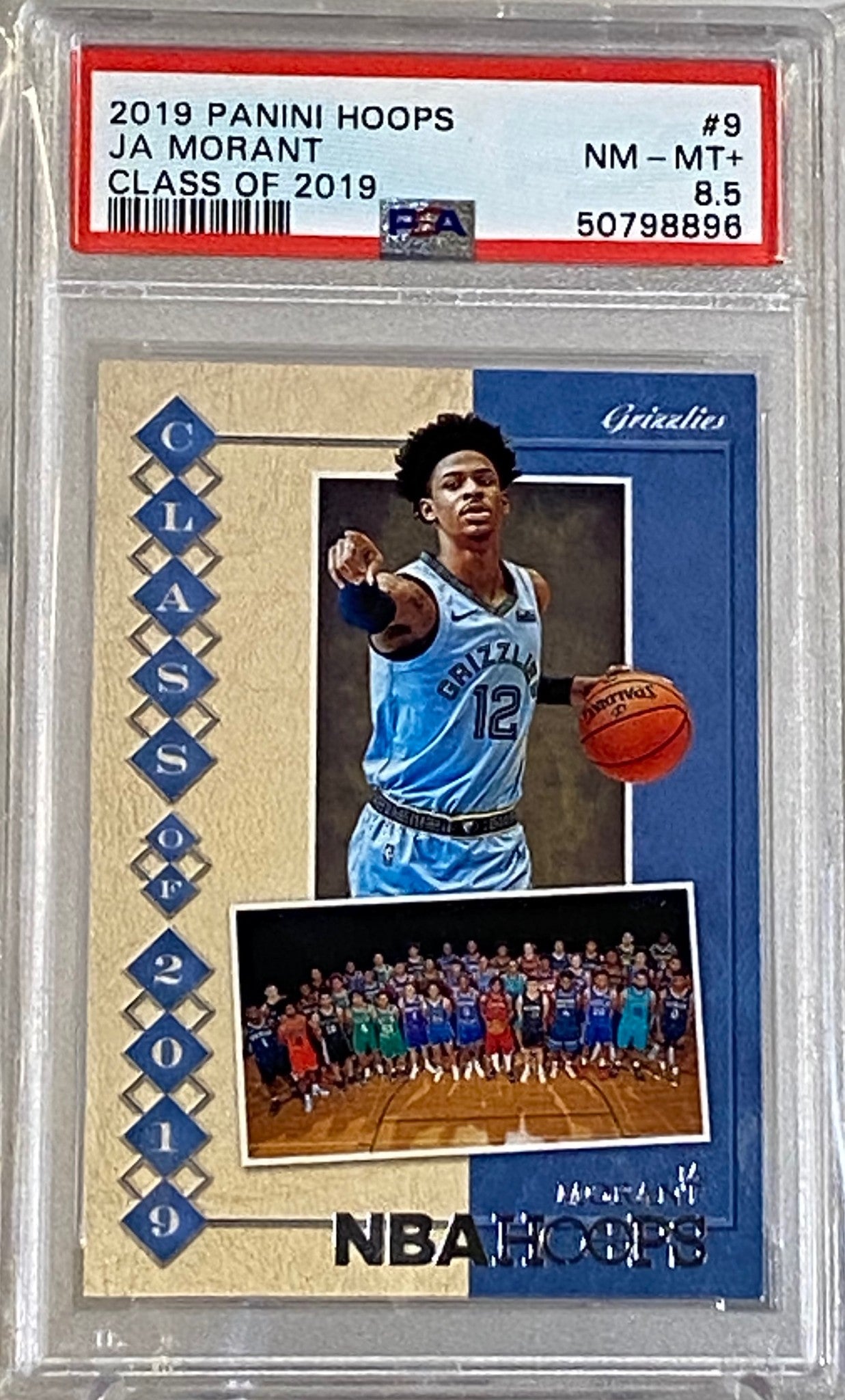 2019-20 Panini Hoops Ja Morant Rookie of the Year #9 PSA 8.5 NM-MT Basketball Card #50798896 - Perfect for Collectors, Investors & NBA Fans