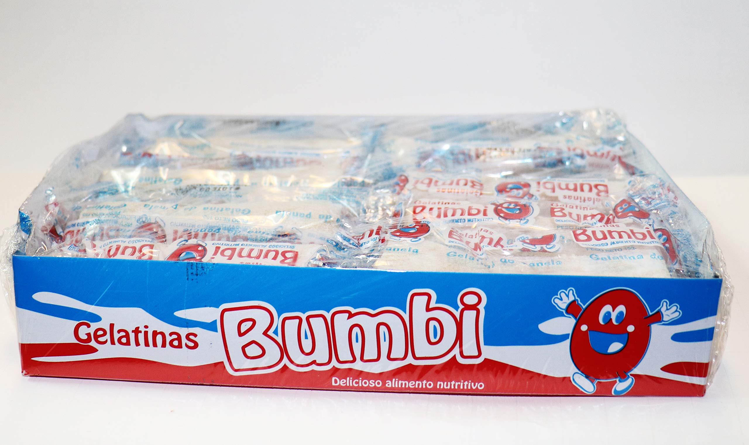 Bumbi Gelatin Snacks - Pack of 16 Individually Wrapped Fruit Flavored Gelatin Cups | Perfect for Kids Lunchboxes, School Snacks & Party Treats