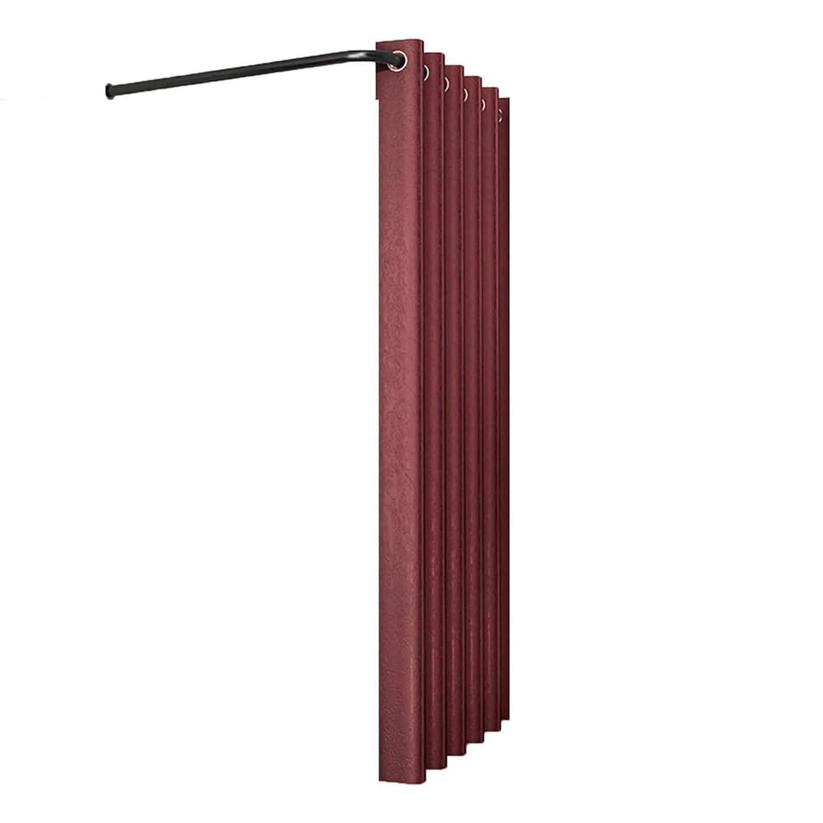 Portable L-Shaped Dressing Room with Shading Fabric - Space-Saving Metal Changing Room for Clothing Stores, Fashion Boutiques & Events | Perfect for Fitting Rooms, Pop-Up Shops & Outdoor Markets