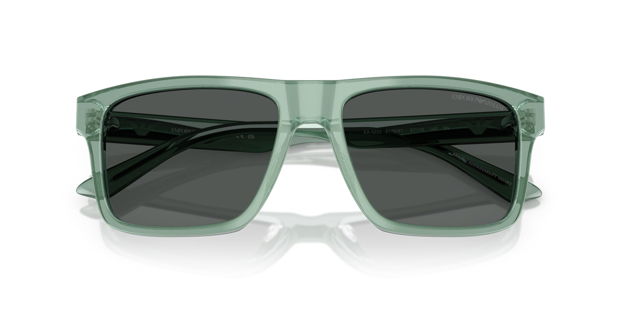 Emporio Armani EA4232 Sunglasses - Polarized UV Protection Aviator Style for Men & Women | Perfect for Driving, Travel & Outdoor Activities