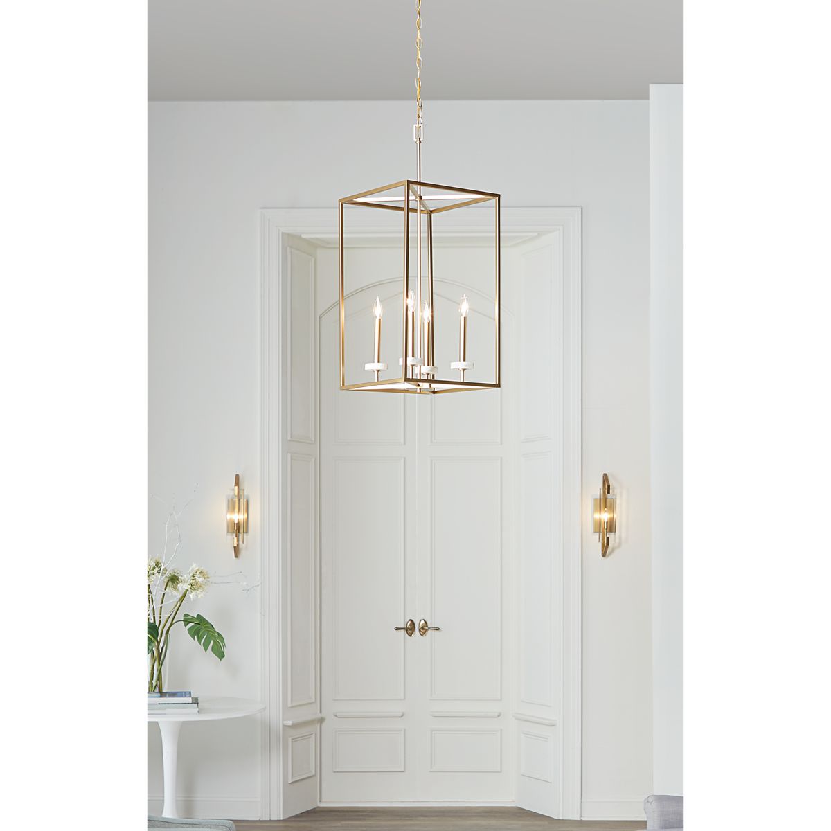 Cahill Collection 2-Light Clear Glass Bathroom Vanity Light Fixture - Perfect for Modern Bathroom, Powder Room & Spa Decor