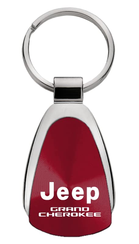 Gold Teardrop Keychain for Jeep Grand Cherokee - Durable Car Key Accessory for Jeep Wrangler, Gladiator & More | Perfect Gift for Jeep Lovers & Off-Road Adventures