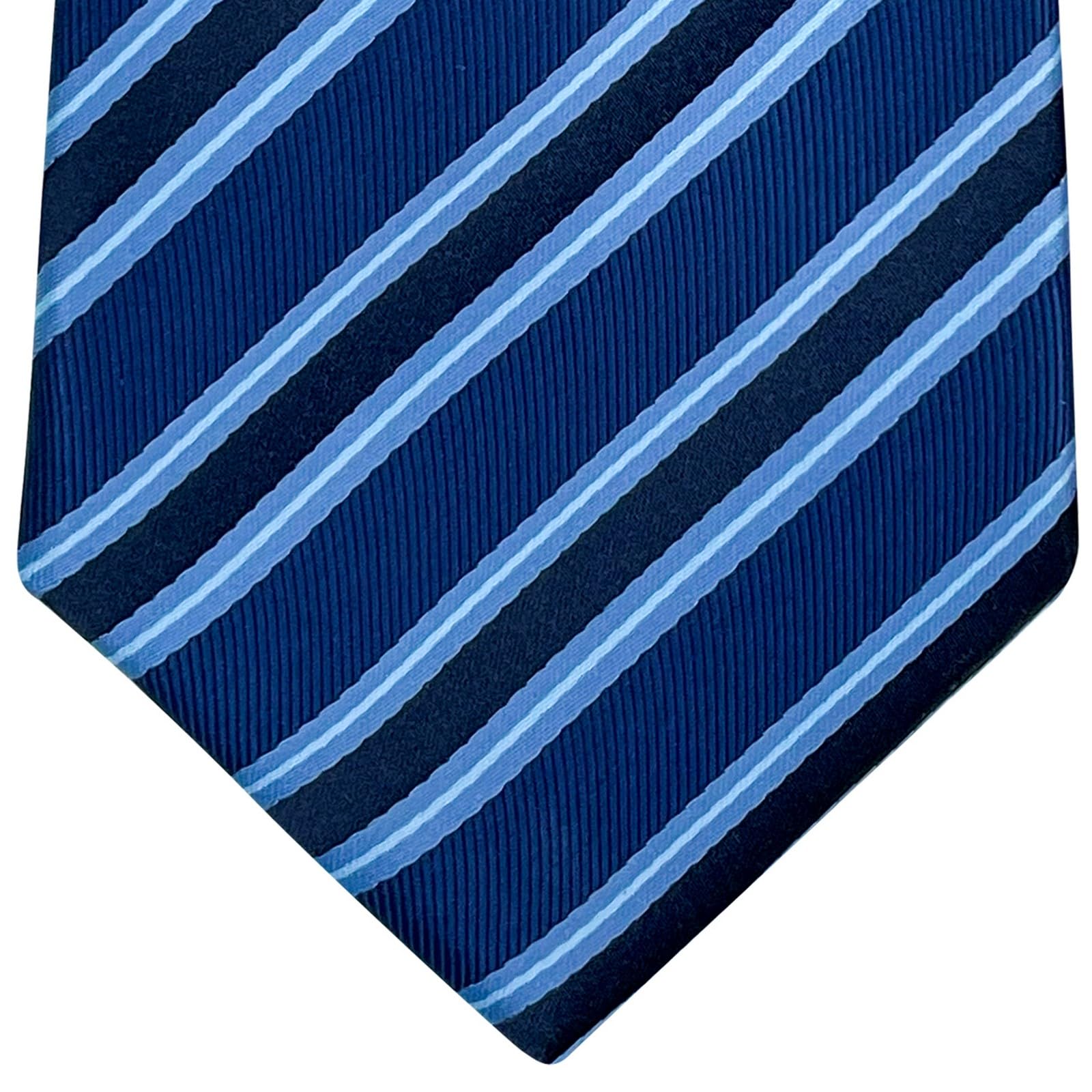 Retreez Preppy Stripe Pattern Woven Microfiber Men's Tie Necktie - 5 Color Options for Business, Wedding & Formal Occasions