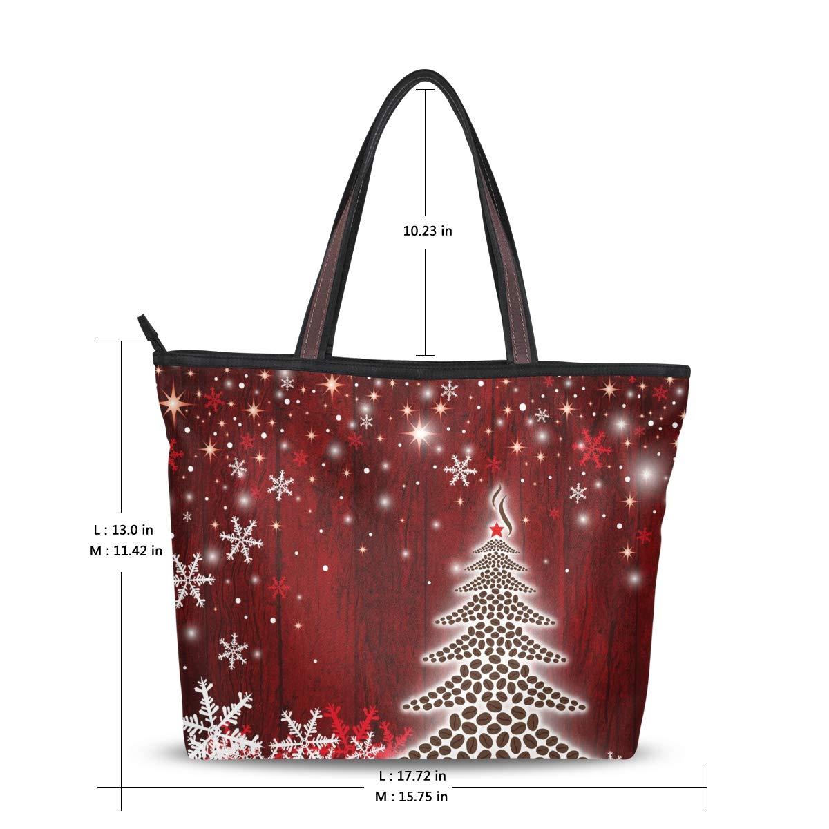 Stylish Women's Large Shoulder Bag - Zippered Satchel Tote for Work, Weekend & Shopping | Durable Ladies Handbag for Office, Travel & Daily Use