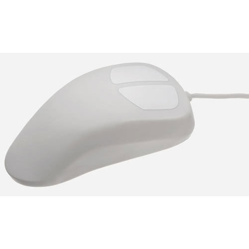 iKey DT OM GREY Medical & Industrial Mouse - Waterproof, Antimicrobial, Easy-Clean for Hospitals, Labs & Cleanrooms