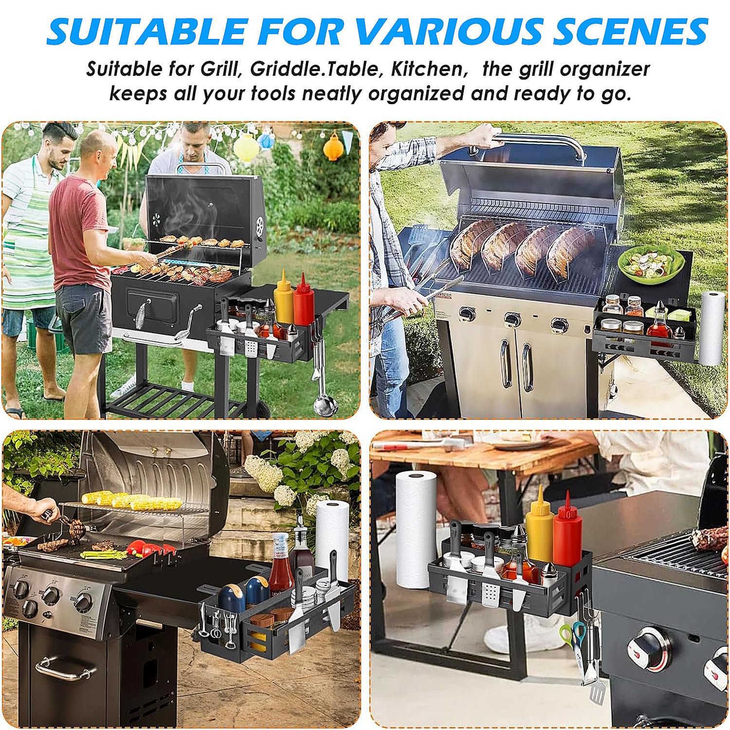 YORKING Griddle Caddy Organizer for 17