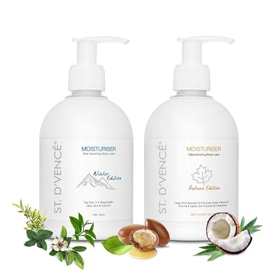 **Winter & Autumn Body Lotion Set (300ml x 2) – Ultra Hydrating & Nourishing for Dry Skin – Perfect for Cold Weather Skincare & Seasonal Moisturizing**