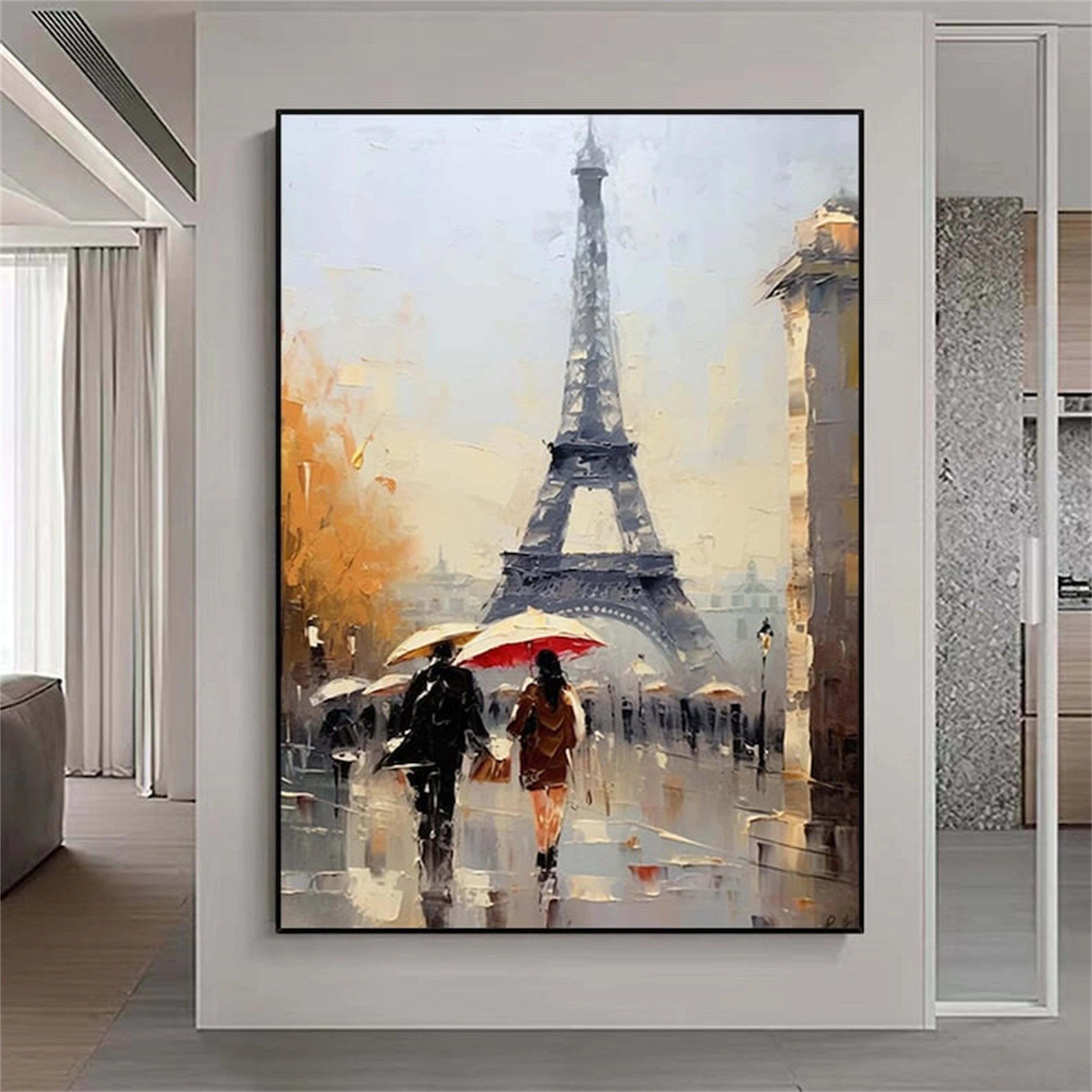 Urban Landscape Painting #UL 026 - Modern Wall Art for Home & Office Decor - Perfect for Living Room, Bedroom or Workspace