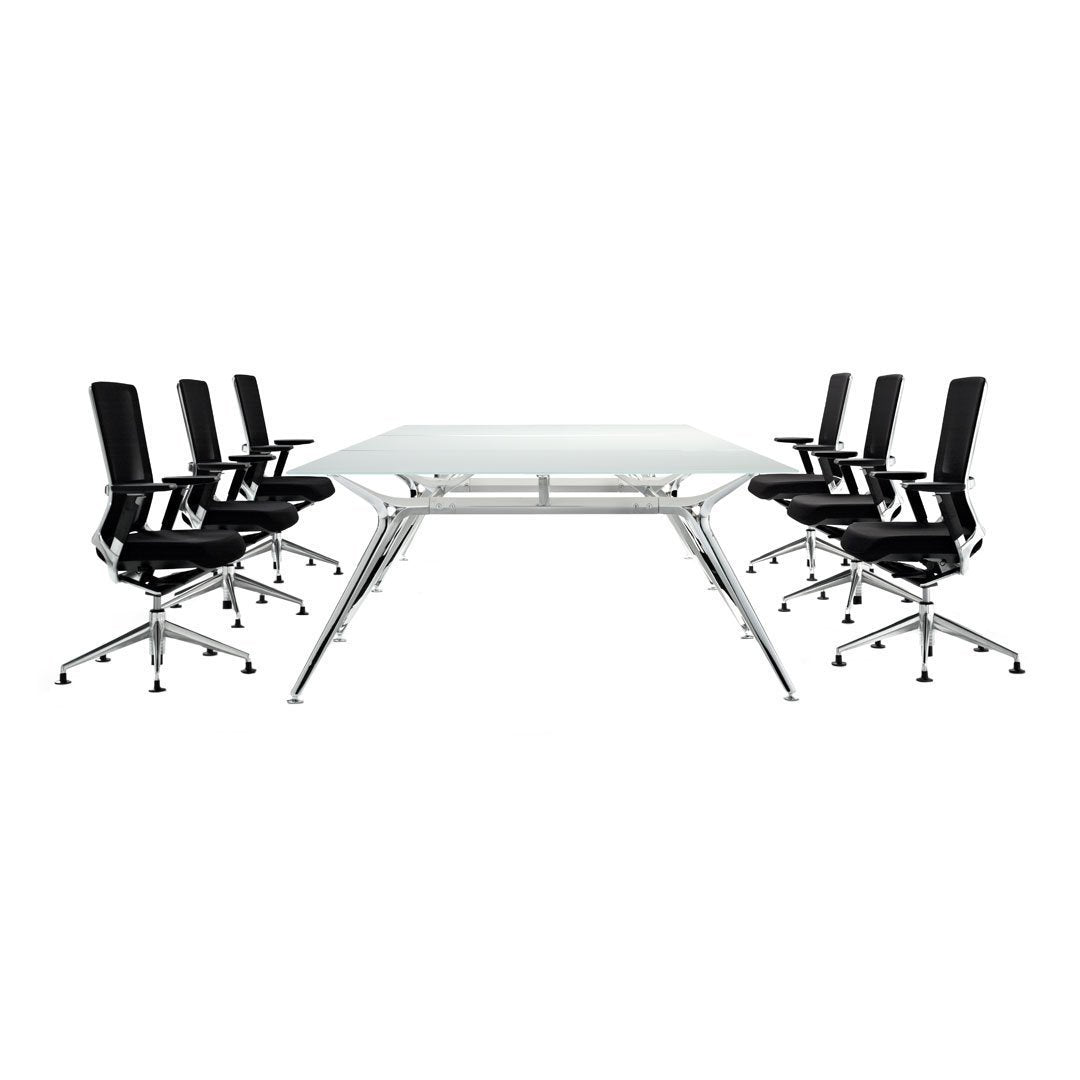 Arkitek Modern Conference Table - 47 Inch Wide Office Desk for Meetings, Collaboration & Workspaces - Perfect for Boardrooms, Home Offices & Professional Spaces