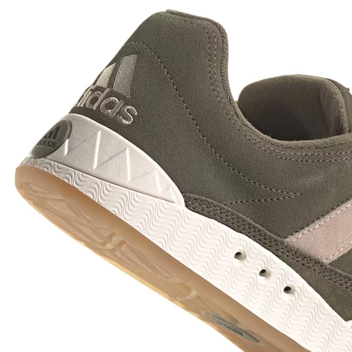 Adimatic 'Olive Strata' Sneakers for Men - Retro Skate Shoes with Cushioned Comfort - Perfect for Streetwear, Skateboarding & Casual Outfits
