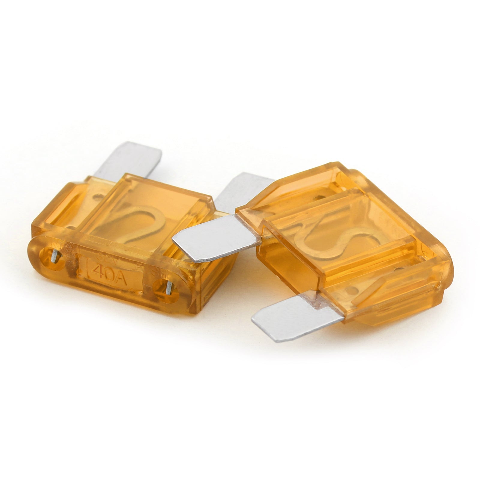 10Pcs 40A 40 Amp Maxi Blade Fuses for Car Audio, RV, Boat & Auto - High Current Protection for Stereo, Lighting & Electrical Systems