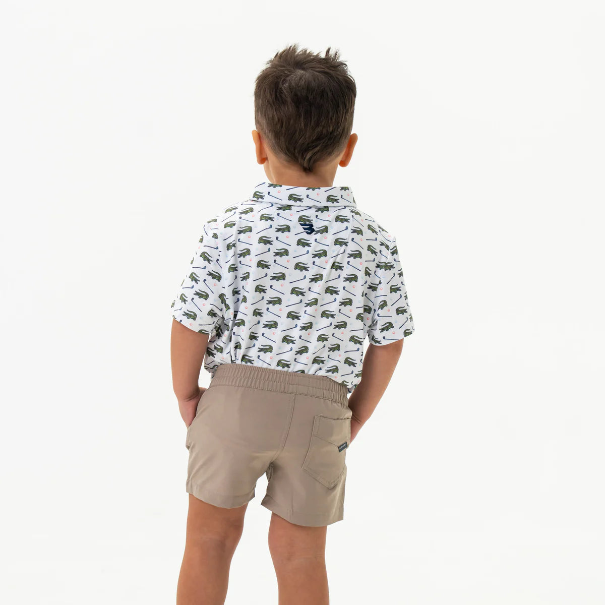 Burlebo Tap It In Youth Polo Shirt for Boys - Comfortable & Stylish Golf & Casual Wear