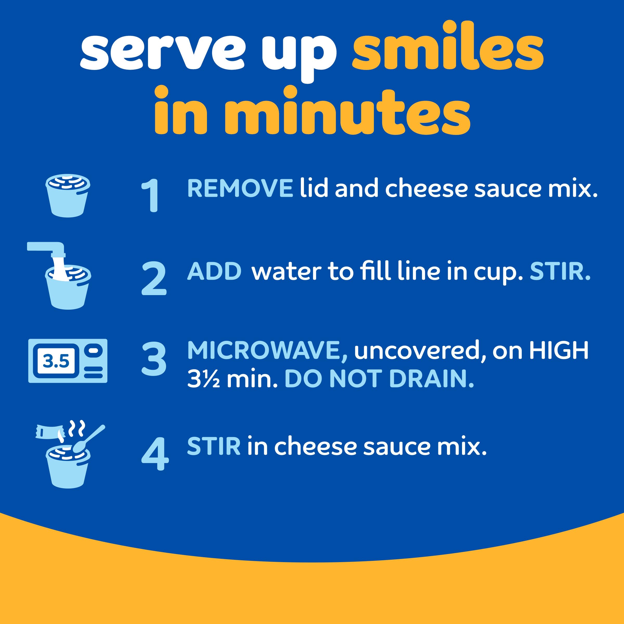 Kraft Original Mac & Cheese Dinner - Big Cup (4.1 oz) | Easy Microwave Macaroni & Cheese | Quick Lunch, Snack & On-the-Go Meals