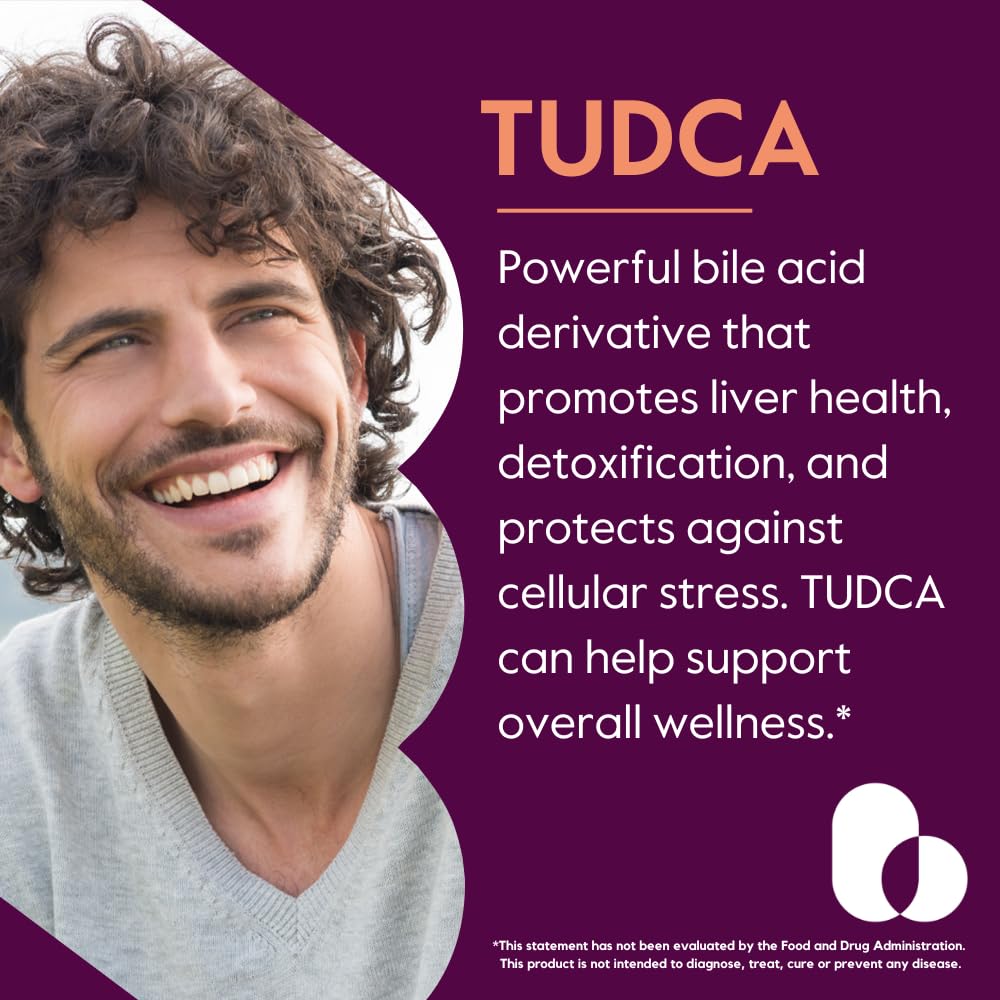 BESTVITE TUDCA 250mg (60 Capsules) - Tauroursodeoxycholic Acid Supplement - No Stearates, Gluten Free, Non-GMO - Supports Liver Health & Digestion - Perfect for Detox & Wellness Routine