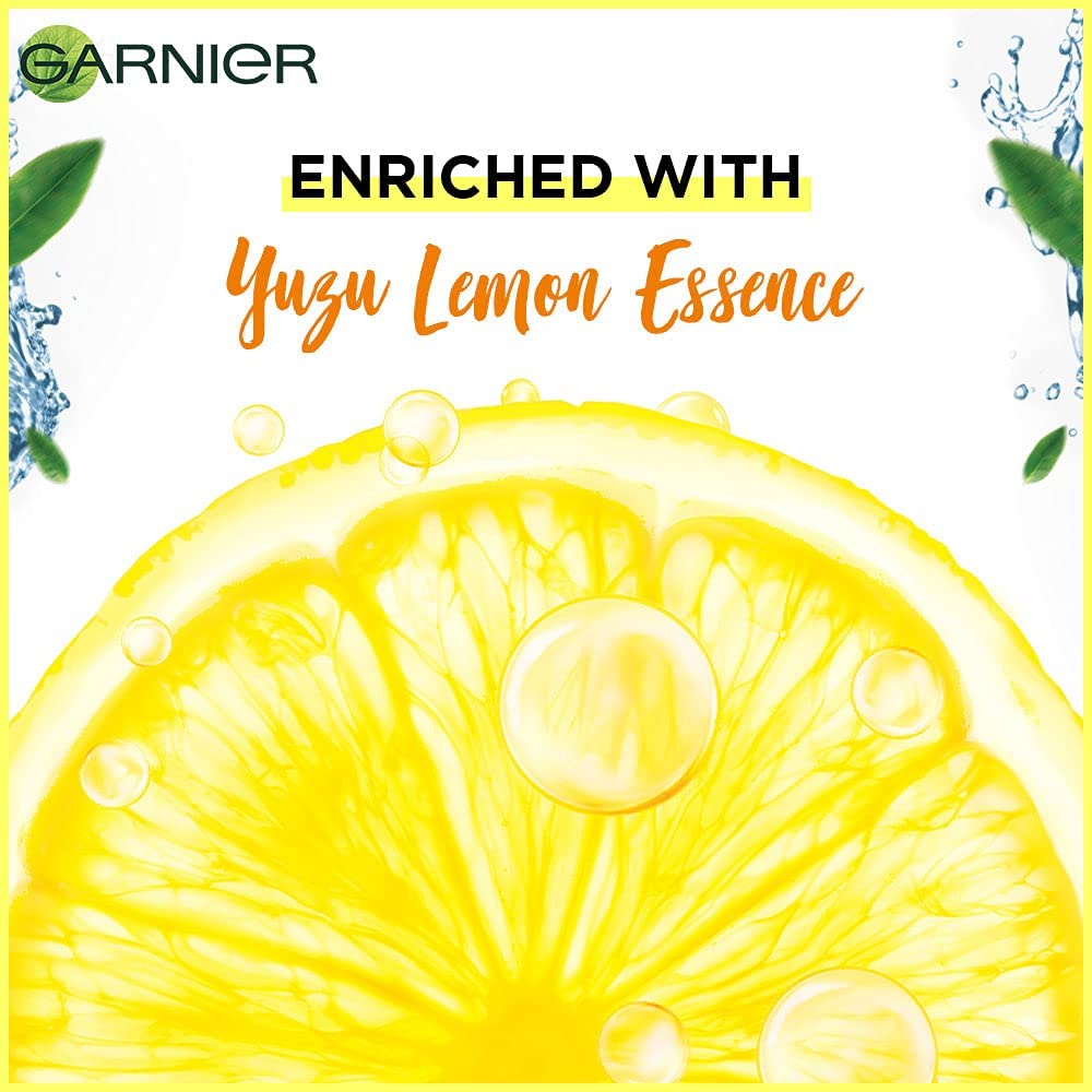 Garnier Bright Complete Vitamin C Foam Face Wash 100g & Vitamin C Serum 7ml Set - Brightening Skincare Combo for Dark Spots & Glowing Skin | Perfect for Morning & Night Routine