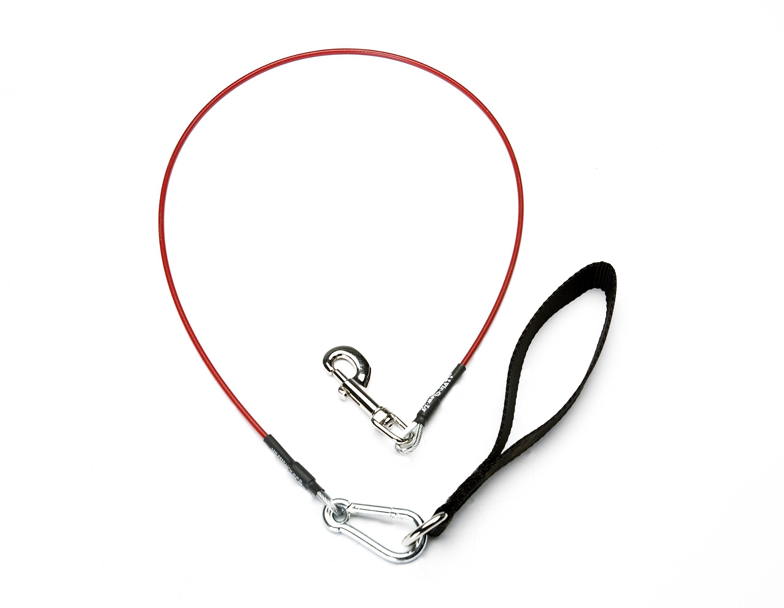 Durable 5.6ft Small Dog Leash with Comfortable Handle - Red Pet Walking Lead for Small & Medium Dogs - Perfect for Daily Walks, Training & Outdoor Adventures