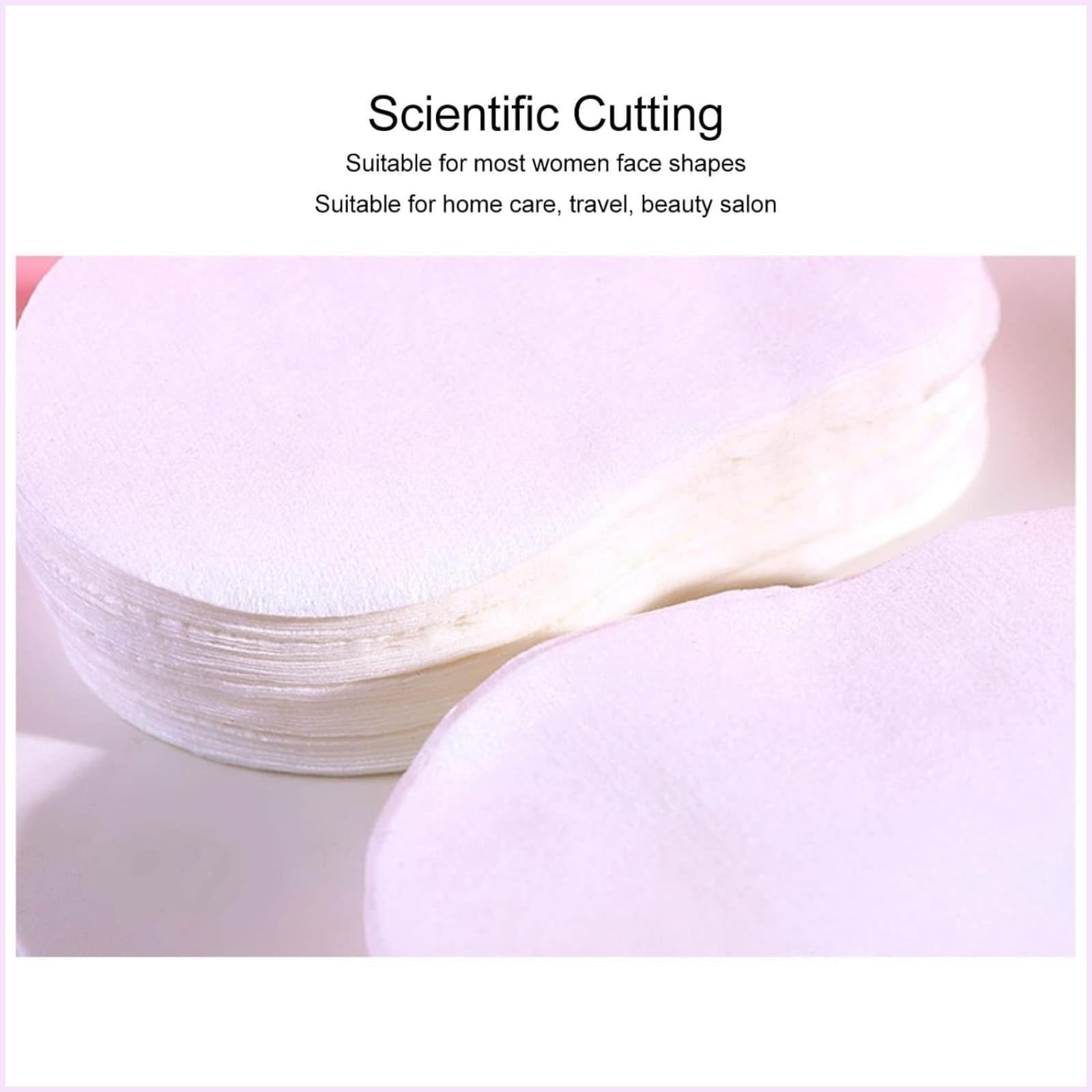Professional Facial Eye Zone Pad Sheets - 100 Pcs | Hairline & Skin Care Paper Towels for Cleansing & Moisturizing | Home Beauty Spa & Salon Use | Women's Skincare Essential for Makeup Removal & Daily Routine