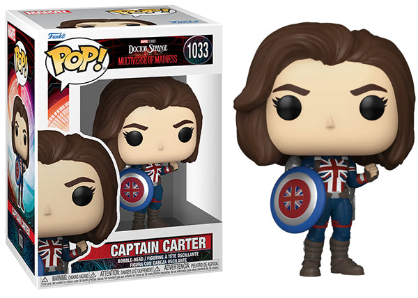 Captain Carter (Multiverse of Madness) Action Figure - Marvel What If Collectible Toy - Perfect for Display, Gifts & Marvel Fans Collection