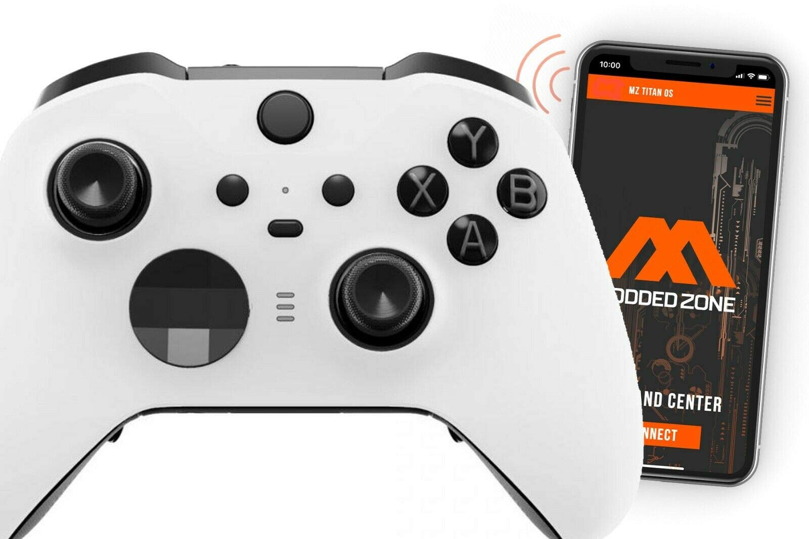 Premium Modded Custom Controller for Xbox ONE Elite Series 2 - Enhanced Performance with 3.5mm Jack | Compatible with Call of Duty, Fortnite & All Major Shooter Games | Multiple Designs Available (Matte White) | Perfect for Competitive Gaming & Esports Tournaments