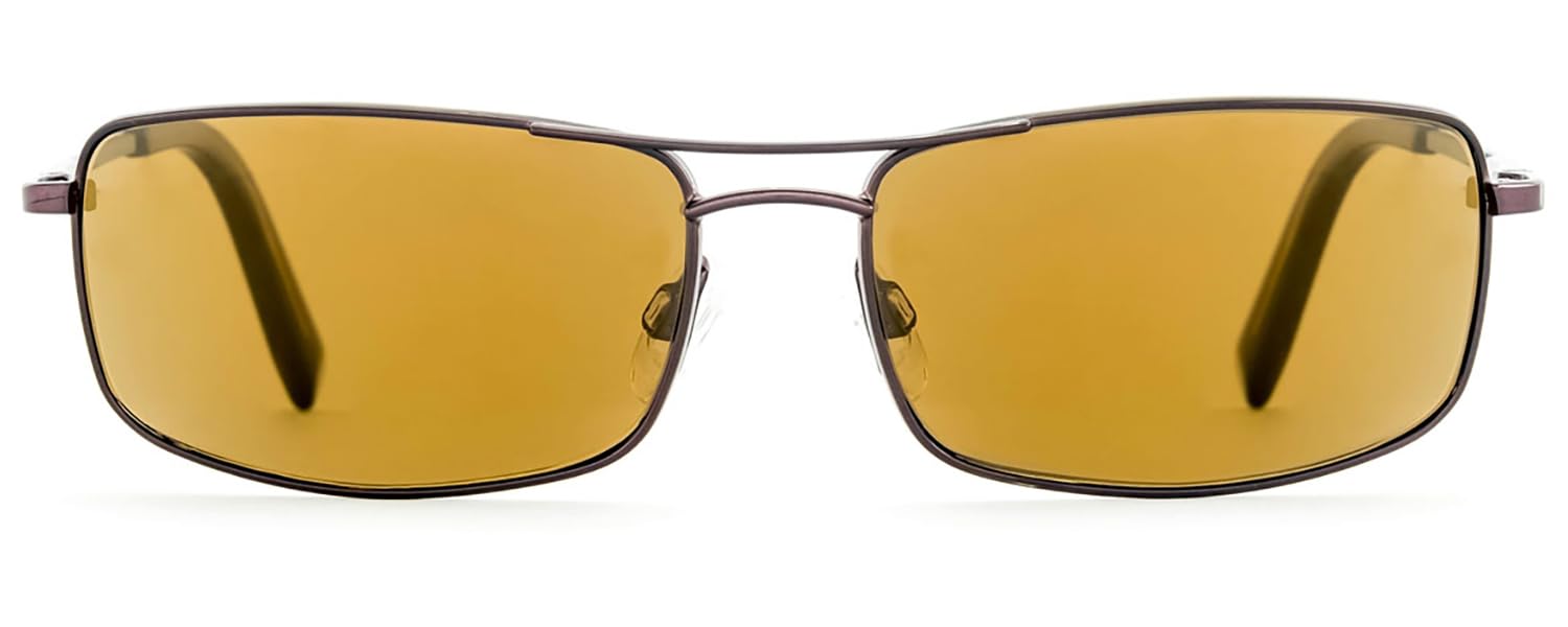 **Taipan Rectangular Metal Polarized Sunglasses for Men & Women – Crystal Glass Lenses, Trendy Modern Sporty Style – Perfect for Driving, Running & Outdoor Activities**