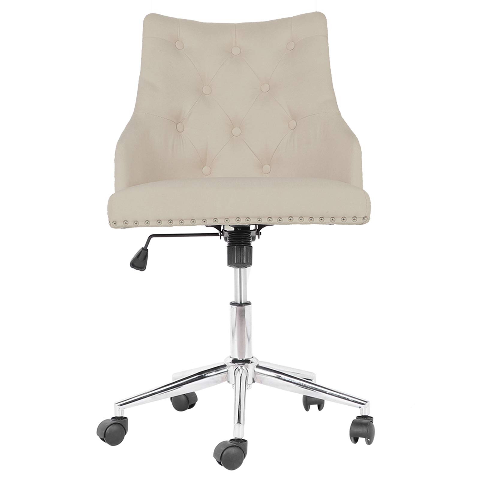 YUANJS Adjustable Office Chair - 360 Degree Swivel, Height Adjustable Rolling Desk Chair with Wheels, Modern Ergonomic Computer Chair for Home & Office - Perfect for Work, Gaming, and Study