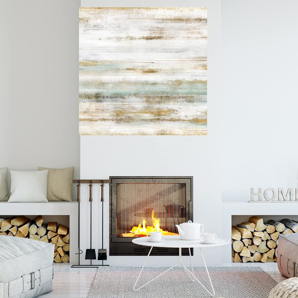 Fine Art Canvas Alto II Wall Decor by Artist Isabelle Z - Modern Abstract Painting for Living Room, Bedroom, Office & More - Ready to Hang 32x32 Inches - Perfect for Home Decor, Housewarming Gifts & Interior Design