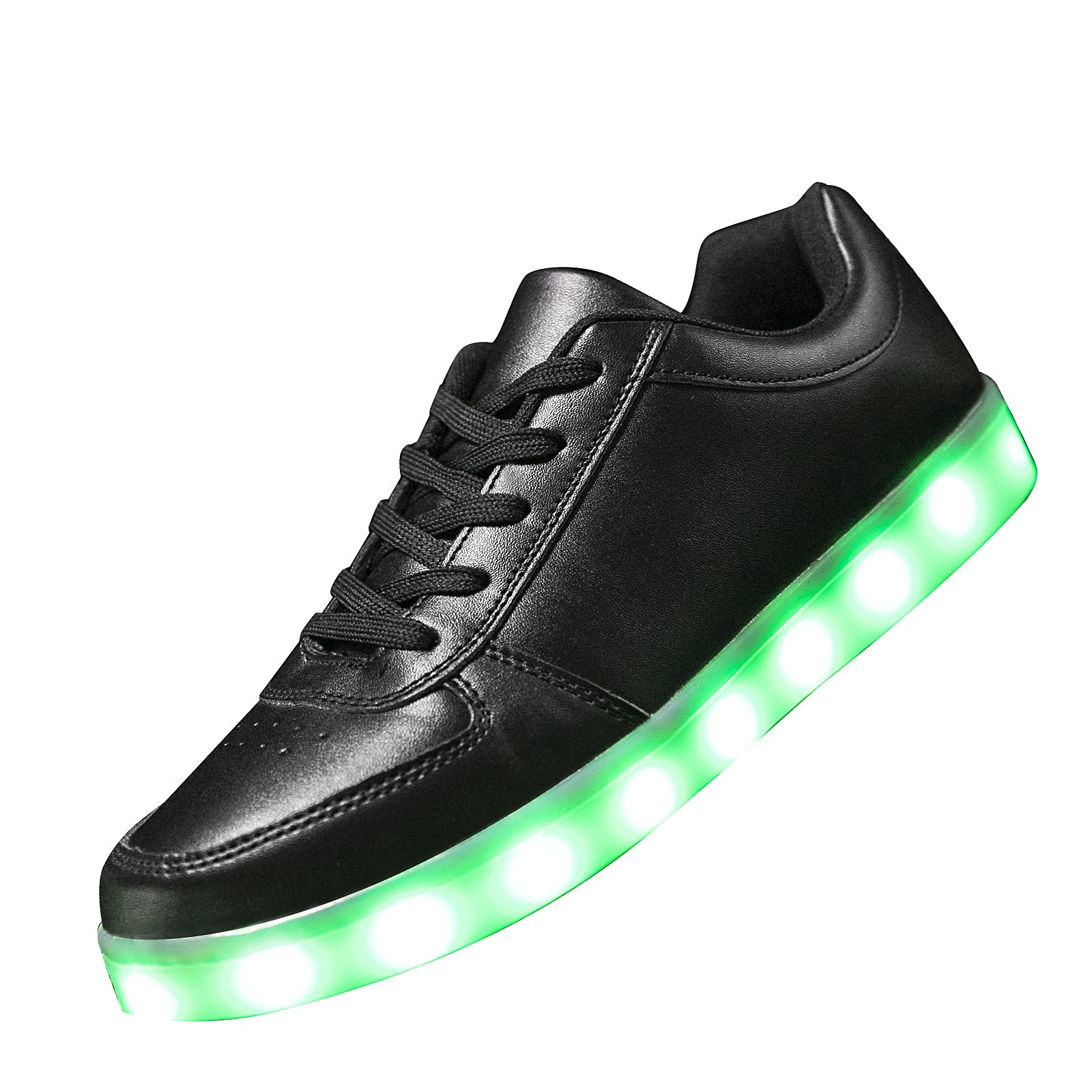 PYYIQI LED Light Up Shoes for Women & Men - USB Rechargeable Sports Sneakers for Running, Dancing & Night Activities - Kids & Adults Glow Shoes for Parties, Raves & Outdoor Fun