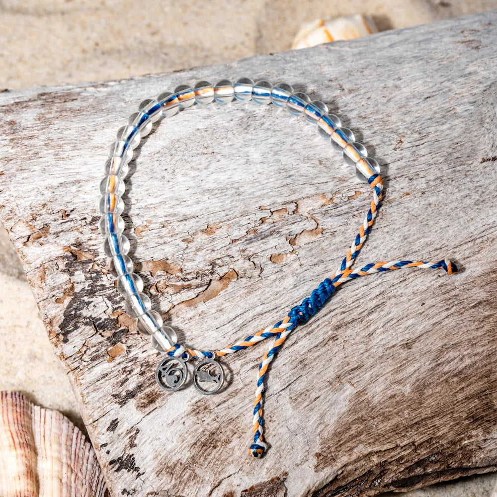 4Ocean Limited Edition Reef Shark 2024 Beaded Bracelet - Eco-Friendly Ocean Conservation Jewelry for Men & Women - Perfect for Beach Lovers, Surfers & Environmental Activists
