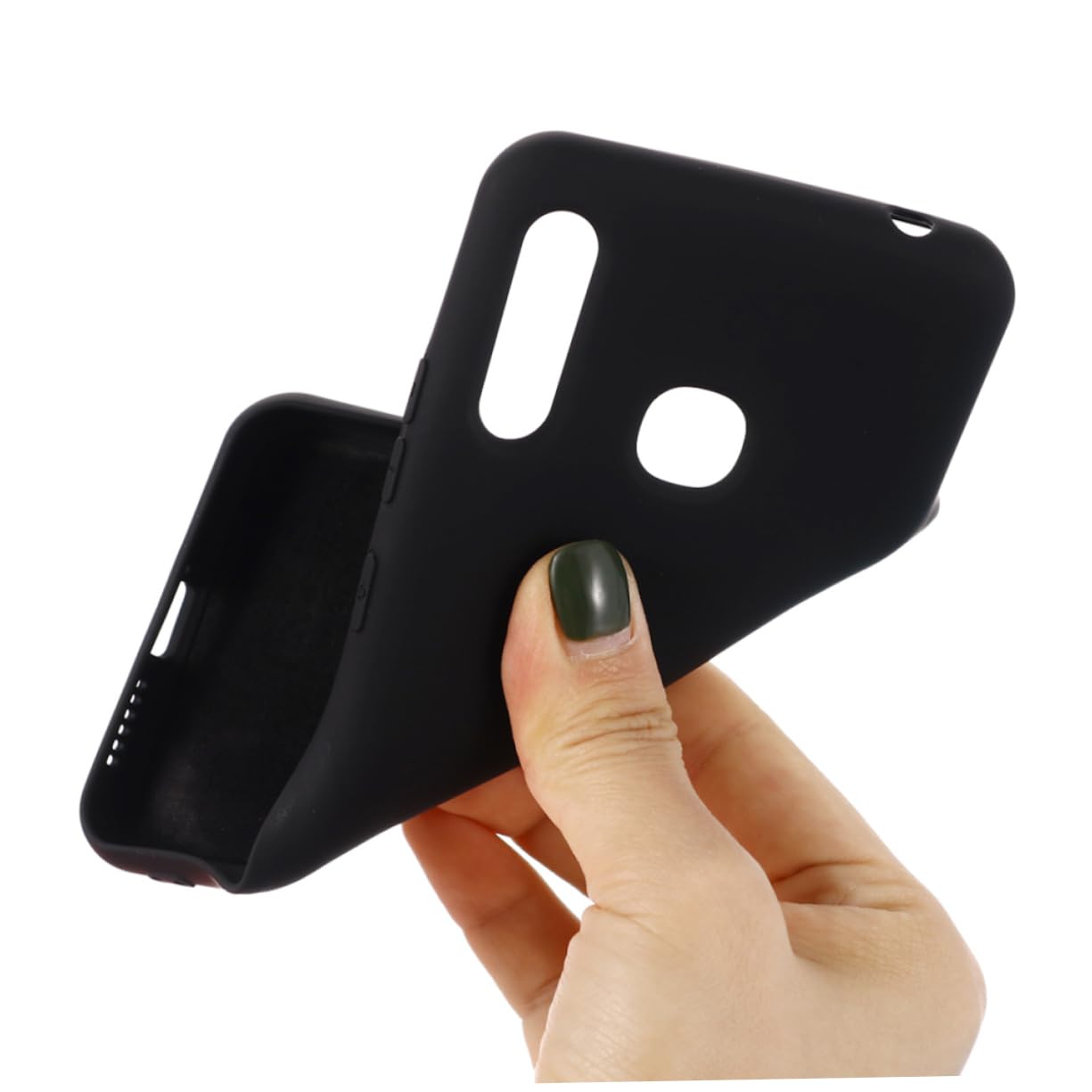 Premium Shockproof Silicone Phone Case - Anti-Slip, Anti-Fall Protective Cover with Lanyard for iPhone & Android | Perfect for Outdoor Activities, Work & Daily Use