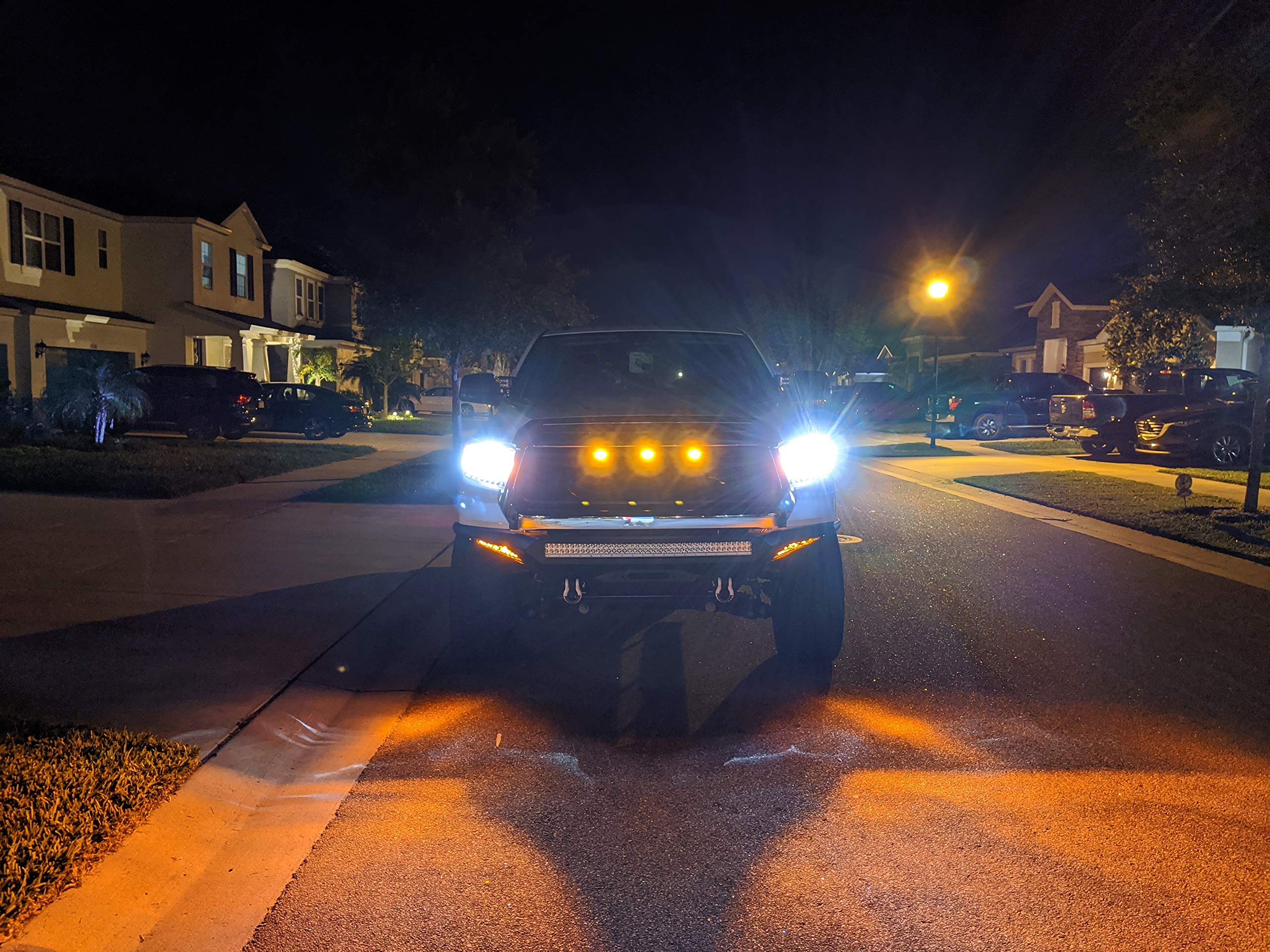 Aurora S5 Amber 10-Inch Off-Road LED Light Bar - NSSR Series - Waterproof & Durable for Trucks, ATVs, UTVs, Jeeps & Off-Road Adventures