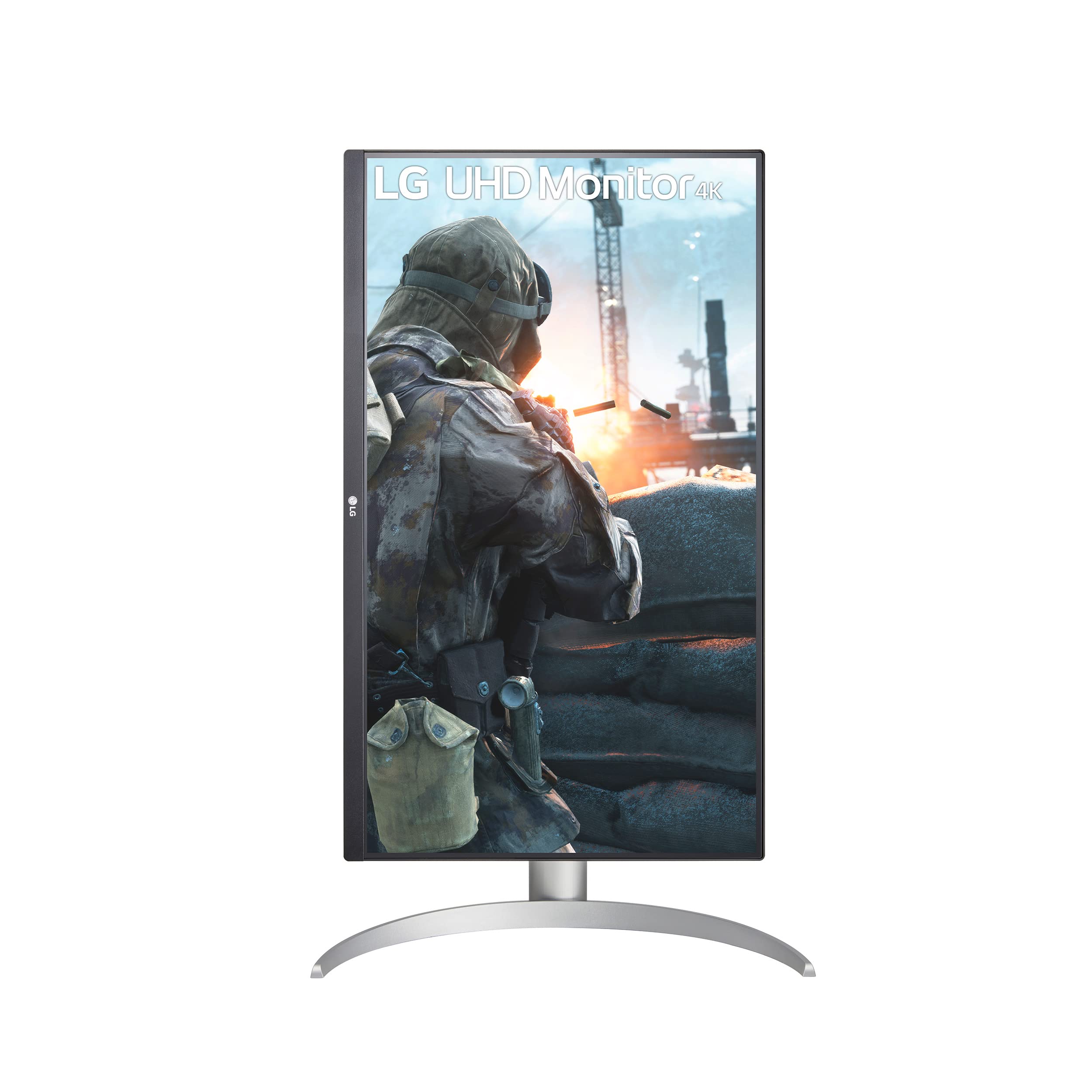 LG 27UP650P-W 27 Inch 4K UHD Monitor (3840x2160) with IPS Panel, 95% DCI-P3, HDR10, AMD FreeSync, VESA DisplayHDR 400 - White - Perfect for Graphic Design, Video Editing & Gaming