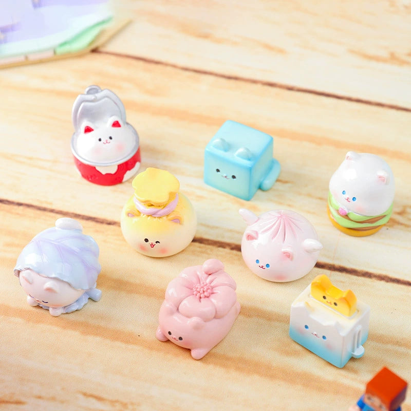Foodie Cat Bean Series Blind Box - Cute Collectible Cat-Themed Surprise Toys for Cat Lovers | Perfect for Gifts, Party Favors & Home Decor