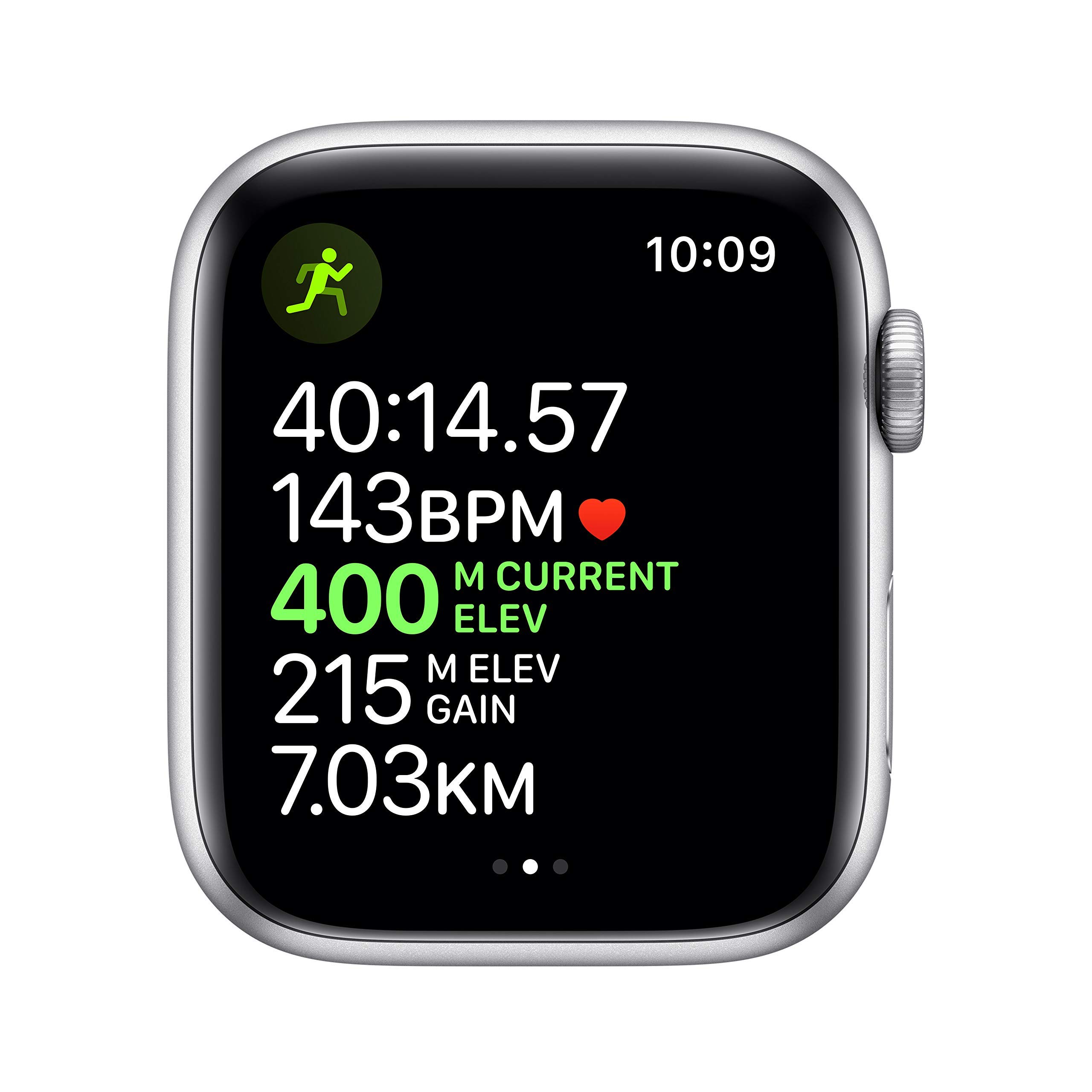 Apple Watch Series 5 (GPS + Cellular, 44mm) - Silver Aluminum Case with White Sport Band | Renewed Smartwatch for Fitness Tracking, Calls & Notifications | Perfect for Running, Swimming & Daily Wear