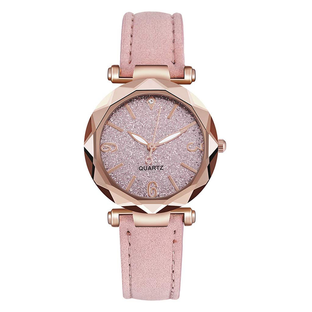 Elegant Pink Quartz Women's Wristwatch - Fashionable Business & Casual Watch for Women - Perfect for Office, Dating, and Everyday Wear