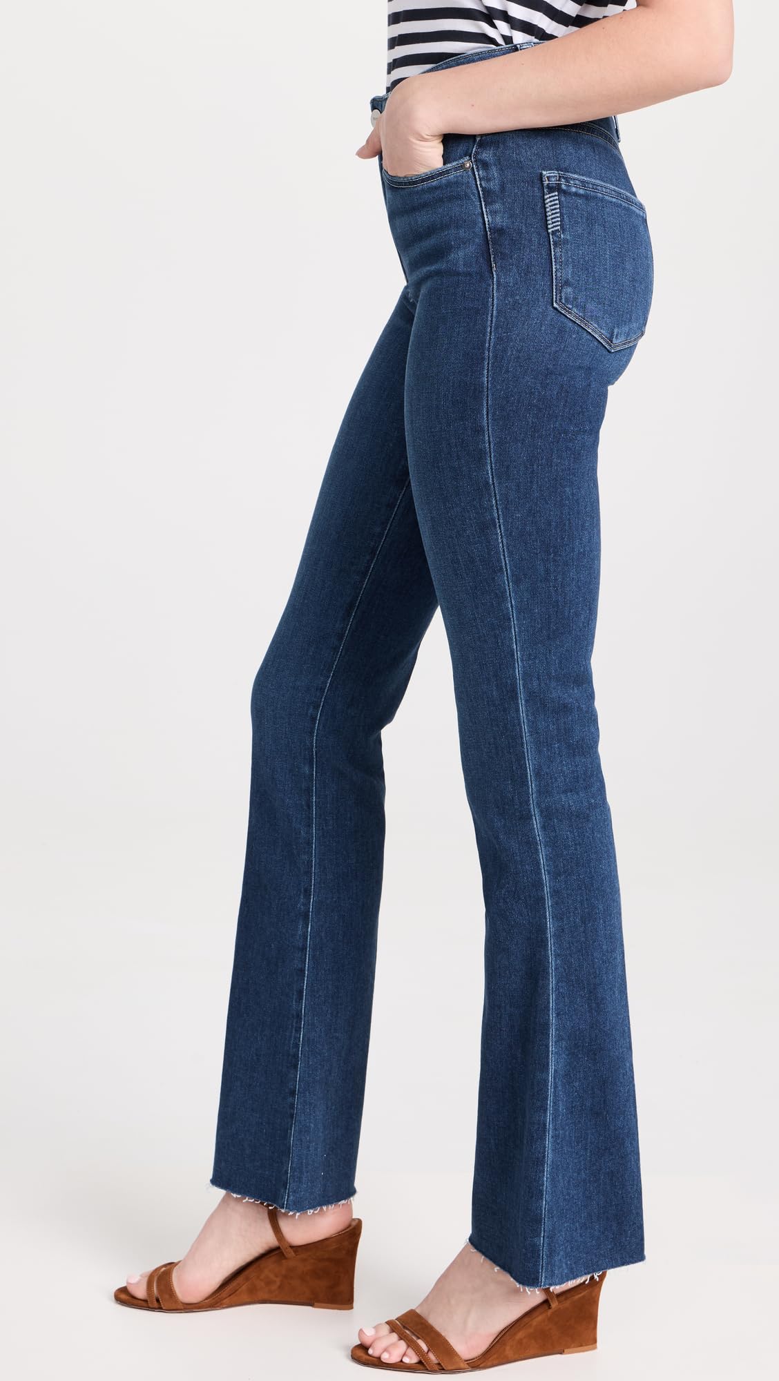 PAIGE Women's Laurel Canyon High Rise Skinny Jeans - Stretch Denim Pants for Casual Wear & Everyday Comfort