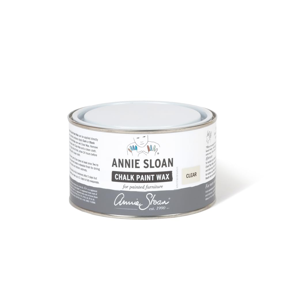 Annie Sloan Clear Chalk Paint Wax 500ml - Matte Finish Protective Coating for Furniture, Wood, Cabinets - DIY Home Decor & Restoration Projects